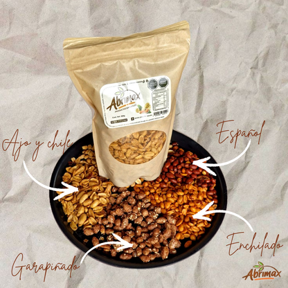 Cacahuate deshidratado botanero 500g.