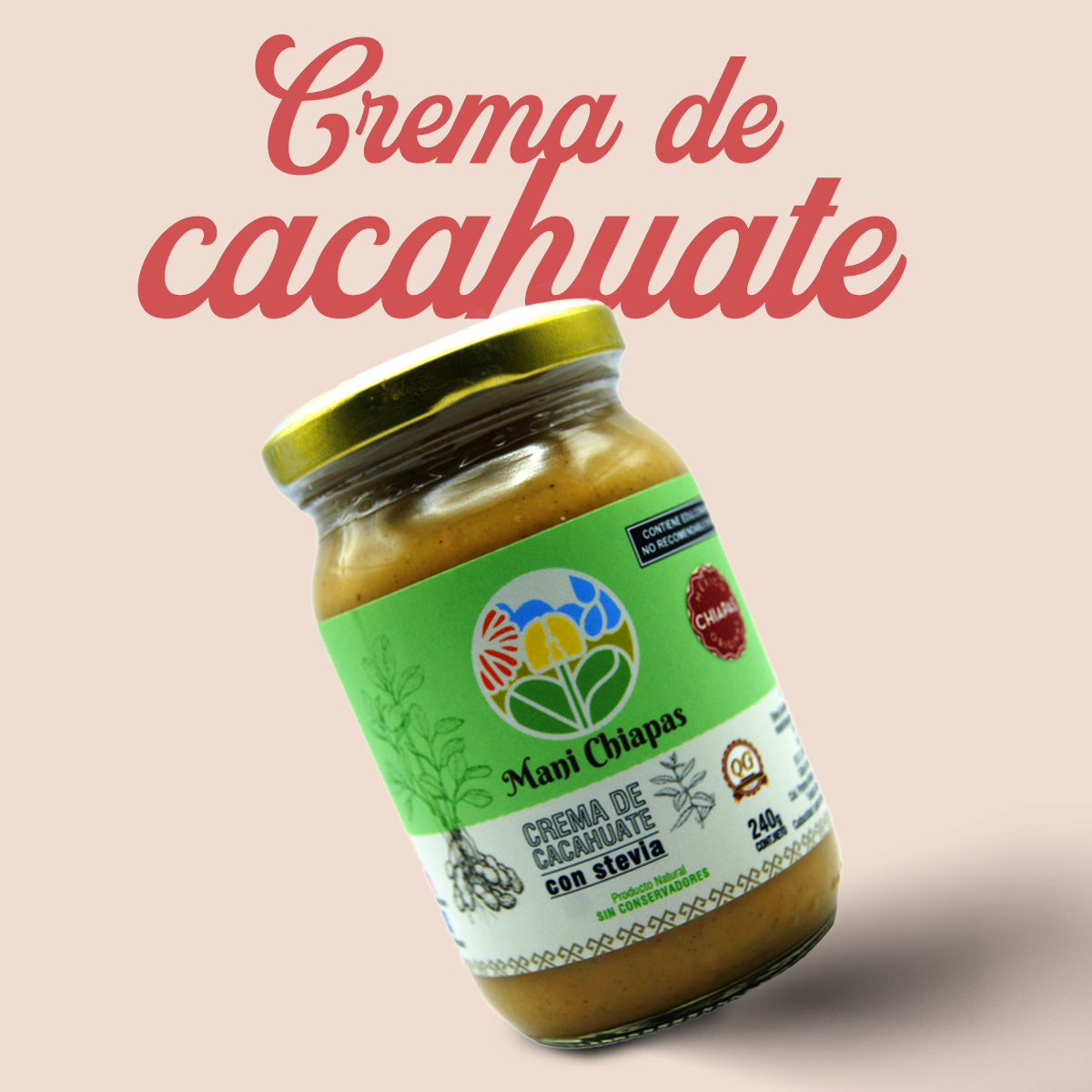 Crema de cacahuate