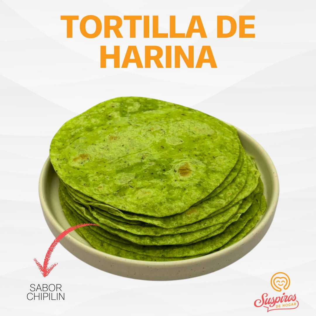 Tortillas de Harina de sabores